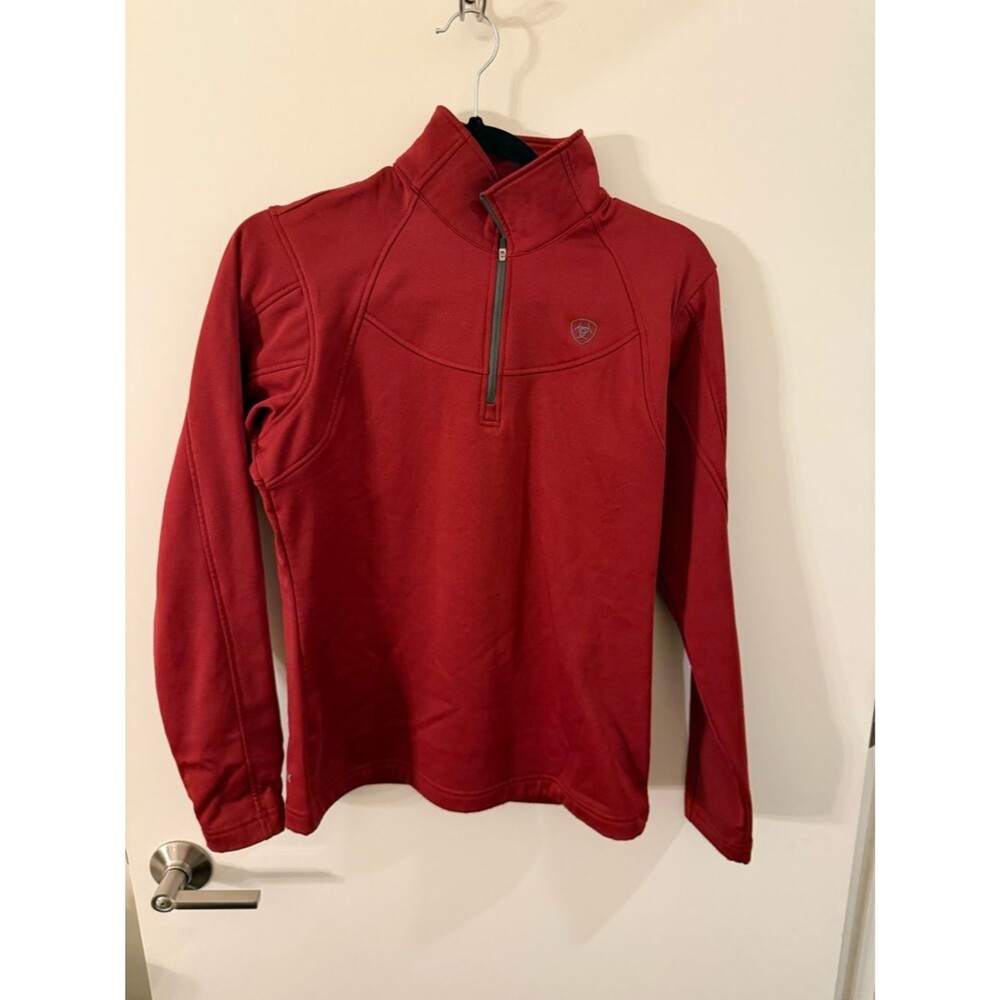 Ariat Women's Red Half-Zip Performance Pullover